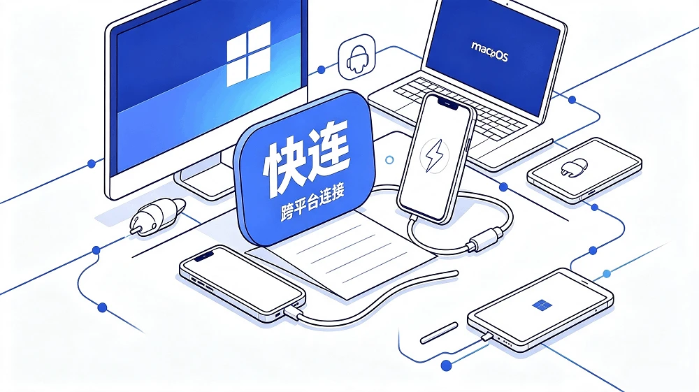 快连全平台支持示意